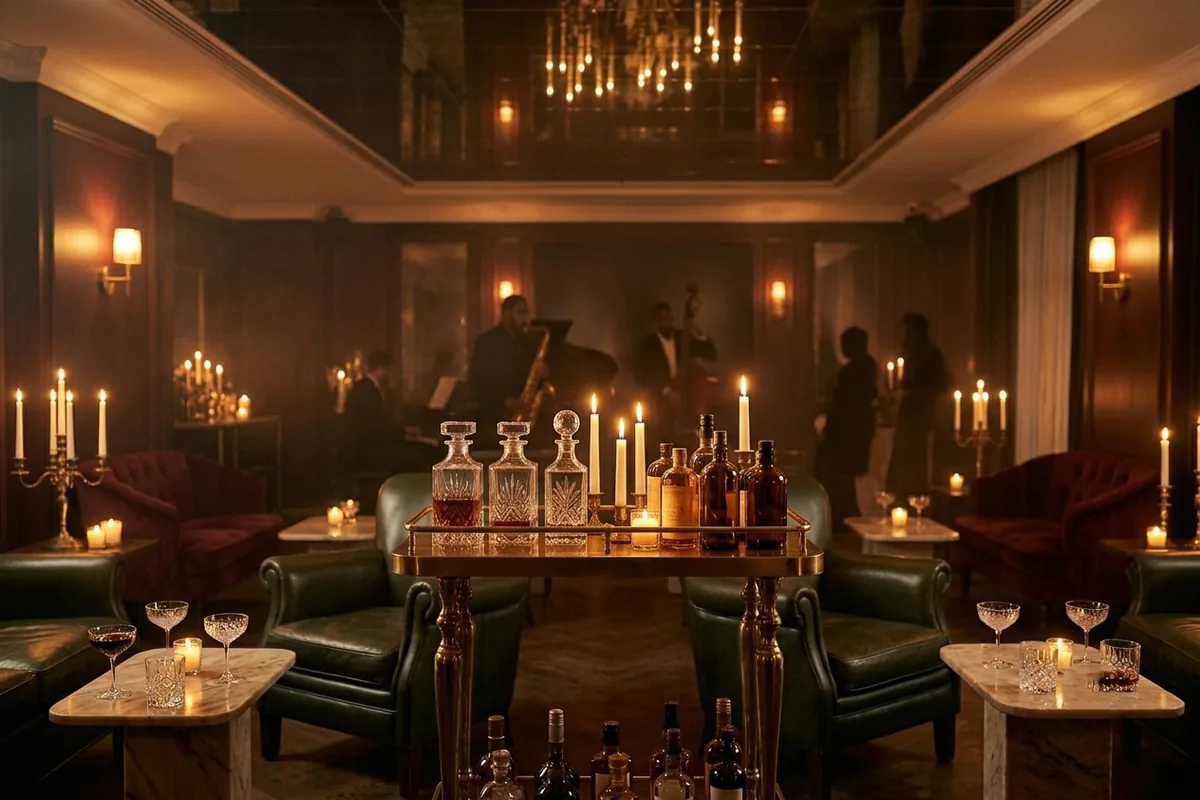 Soirée privée — ambiance lumière chaude